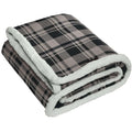 Black Uneven Plaid