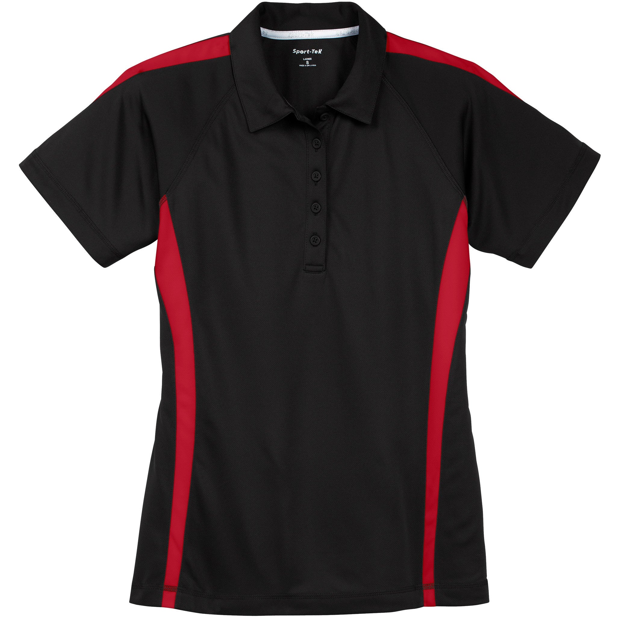 Sport-Tek Women's PosiCharge Micro-Mesh Colorblock Polo